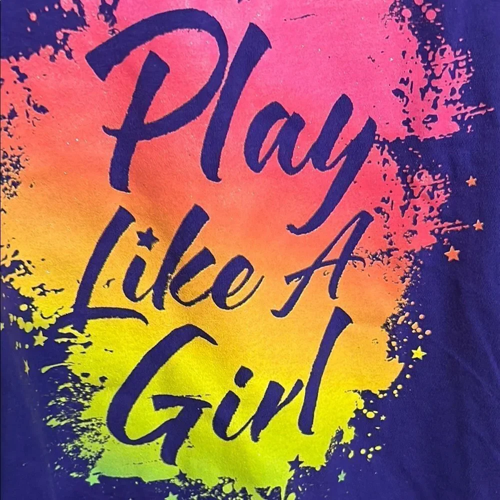 The Children's Place Purple and Pink Short Sleeve Tee